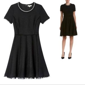 Rebecca Taylor black tweed dress